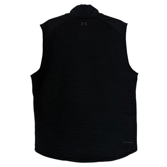 Under Armour Storm Golf Vest Mens M Black Tippecanoe Lake Golf Club Full Zip - Picture 2 of 13